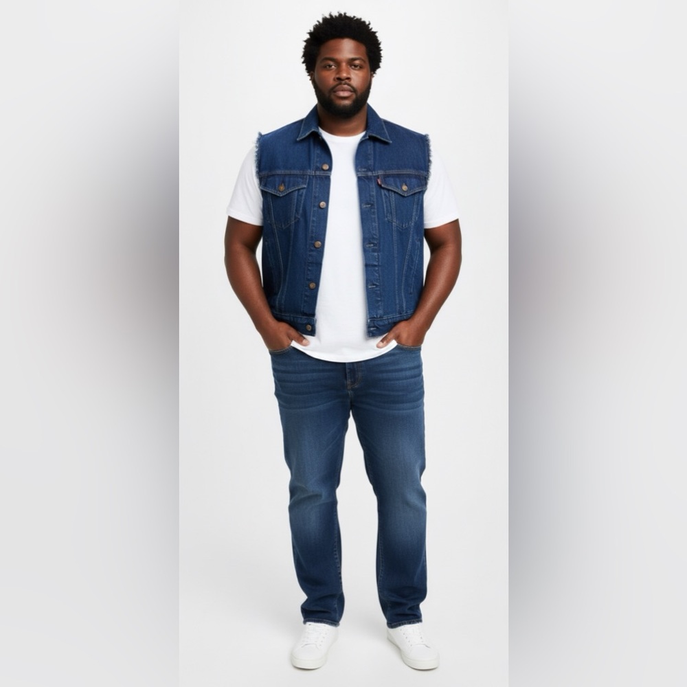 Jean jacket vest Genuine‎ Roebucks Denim vest